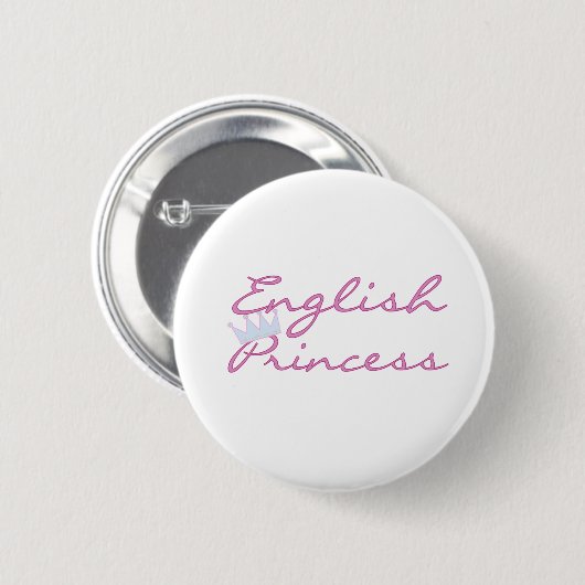 Englische Prinzessin Button (Vorne & Hinten)
