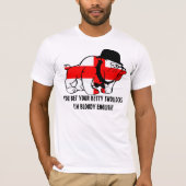 Englische reimende Jargon Englischflagge T-Shirt (Vorderseite)