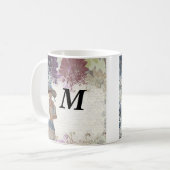 Englische Rose Kaffeetasse (Vorderseite Links)