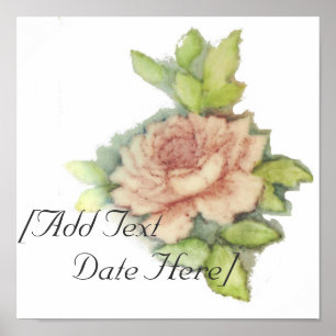 Englische Rose Plakat-Fertigen besonders an Poster