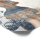 Englische Rose Poster (Ecke)