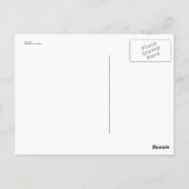 Englische Rose Postkarte (Rückseite)