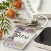 Englische Rose Schlüsselanhänger (Vorderseite rechts)