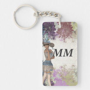 Englische Rose Schlüsselanhänger