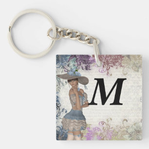 Englische Rose Schlüsselanhänger