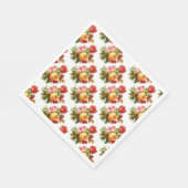 Englische Rose Tee Party Themenpapier Napkins Serviette (Ecke)