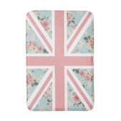 Englische Rosen-Gewerkschafts-Jack-Flagge Badematte (Vorderseite Vertikal)