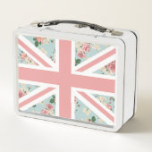 Englische Rosen-Gewerkschafts-Jack-Flagge Metall Brotdose (Rückseite)