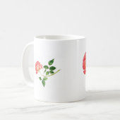 Englische Rosen-Tasse Kaffeetasse (Vorderseite Links)