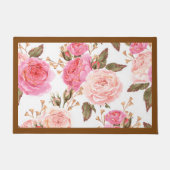 Englische Rosen Türmatte (Vorderseite)