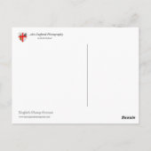 Englische Schaf-Szenen Postkarte (Rückseite)