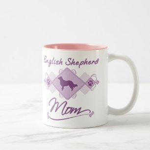 Englische Schäfer-Mama Zweifarbige Tasse