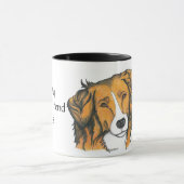 Englische Schäfer-Tasse - Sable Tasse (Zentrum)