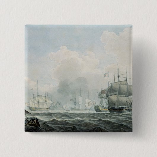 Englische Schiffe des Krieges Button (Vorderseite)
