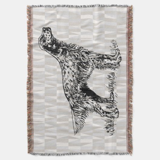 englische Setter-Decke Decke (Vorderseite Vertikal)