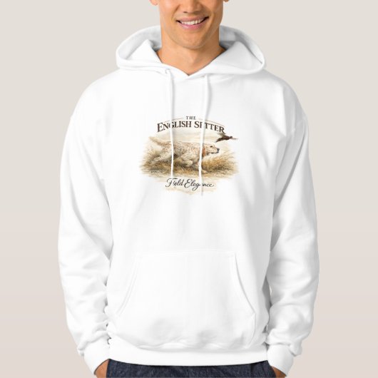 Englische Setter  Hoodie (Vorderseite)