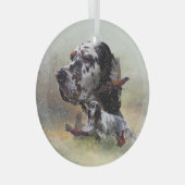 Englische Settorkunst Ornament Aus Glas (Vorderseite Rechts)