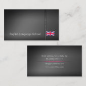 Englische SprachschulVisitenkarte Visitenkarte (Vorne/Hinten)