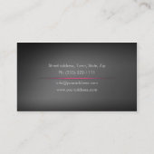 Englische SprachschulVisitenkarte Visitenkarte (Rückseite)