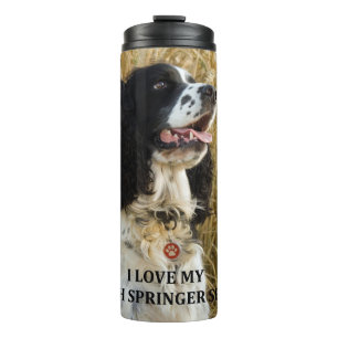 englische springer spaniel bwlove w pic thermosbecher