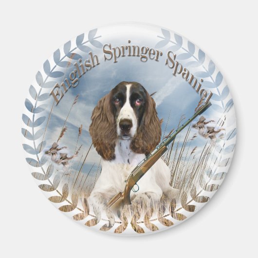 Englische Springer-Spaniel-Magnete Magnet (Vorne)