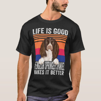 Englische Springer-Spaniels machen Ihr Leben zu ei T-Shirt