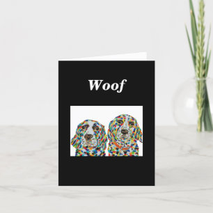 Englische Springer Spanisch Dog Blank Note Card Dankeskarte