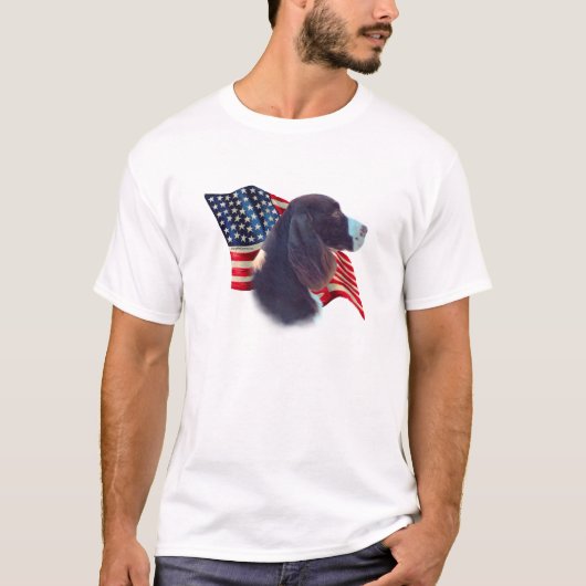 Englische Springer-Spanischflagge T-Shirt (Vorderseite)