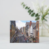 Englische Stadt Chester Postkarte (Stehend Vorderseite)
