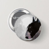 Englische Stierterrier-Abzeichenknöpfe Button (Vorne & Hinten)