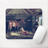 Englische Stute mit ihr Fohlen, 1833 Mousepad (Mit Mouse)
