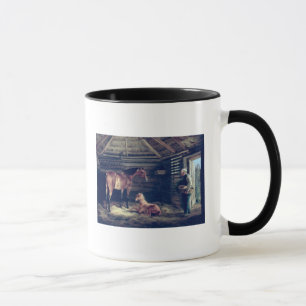 Englische Stute mit ihr Fohlen, 1833 Tasse