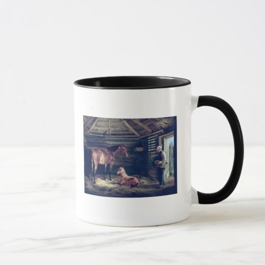 Englische Stute mit ihr Fohlen, 1833 Tasse (Rechts)