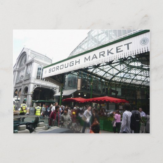 Englische Szenen, Borough Market, London Postkarte (Vorderseite)
