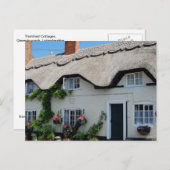 Englische Szenen, Hütten, Queenborough, Postkarte (Vorne/Hinten)