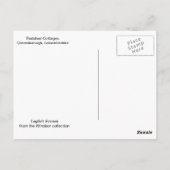 Englische Szenen, Hütten, Queenborough, Postkarte (Rückseite)