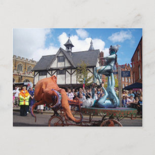 Englische Szenen, Market Harborough Carnival Postkarte