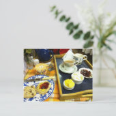 Englische Szenen, Nachmittagstee 1 Postkarte (Stehend Vorderseite)