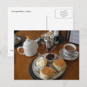 Englische Szenen, Nachmittagstee Postkarte (Vorne/Hinten)