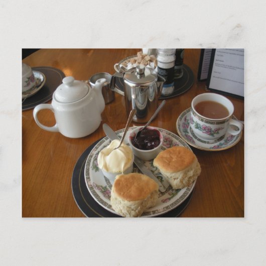 Englische Szenen, Nachmittagstee Postkarte (Vorderseite)