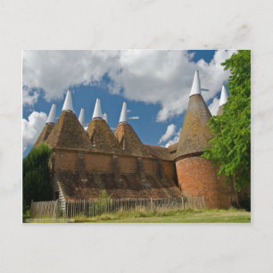 Englische Szenen, Oast Houses in Kent Postkarte