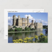 Englische Szenen, Schloss Leeds, Kent Postkarte (Vorne/Hinten)