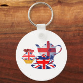 Englische Tea-Time-Geschenke Schlüsselanhänger (Vorderseite)