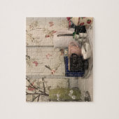 Englische Teezeit Puzzle (Vertikal)