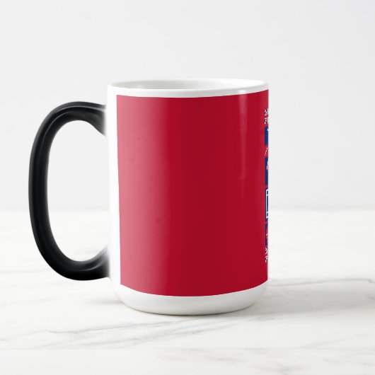 Englische Test Cricket Latte-Tasse Verwandlungstasse (Links)
