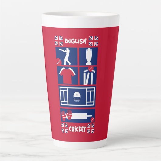 Englische Test Cricket Milchtasse (Vorderseite)