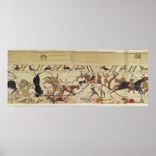 Englische und französische Soldaten Poster