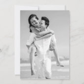 Englische vietnamesische Einladung Modernes Design (Rückseite)