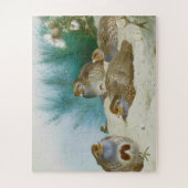 Englische Villa mit Schlucht und Diebstahl, Kunst Puzzle (Vertikal)