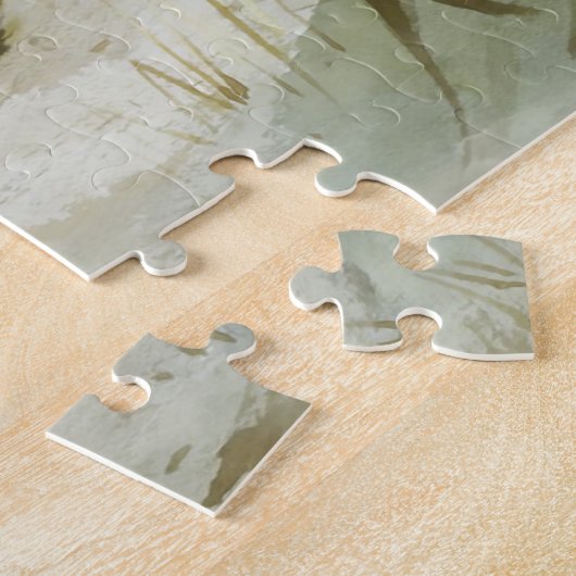 Englische Villa mit Schlucht und Diebstahl, Kunst Puzzle (Seite)